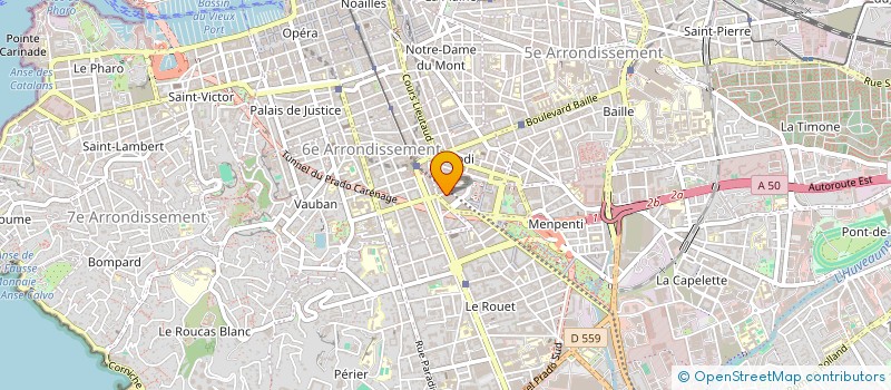 localisation de l'entreprise ARC à MARSEILLE