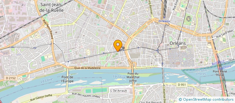 localisation de l'entreprise ARC à ORLEANS