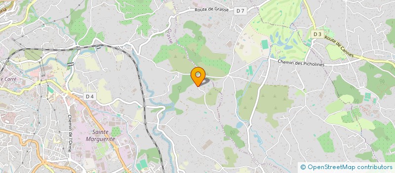 localisation de l'entreprise ARC  GRASSE