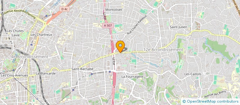 localisation de l'entreprise ARC à MARSEILLE