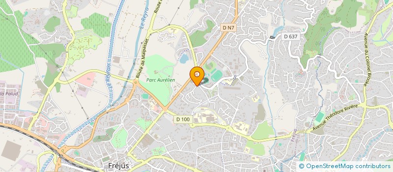 localisation de l'entreprise ARC à FREJUS