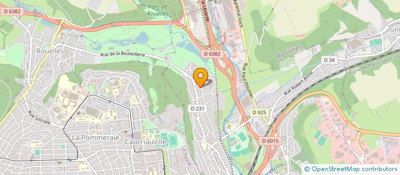 localisation de l'entreprise ARC  HARFLEUR