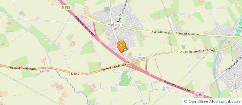 localisation de l'entreprise ARC  METEREN