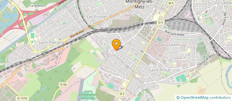 localisation de l'entreprise ARC  MONTIGNY-LES-METZ