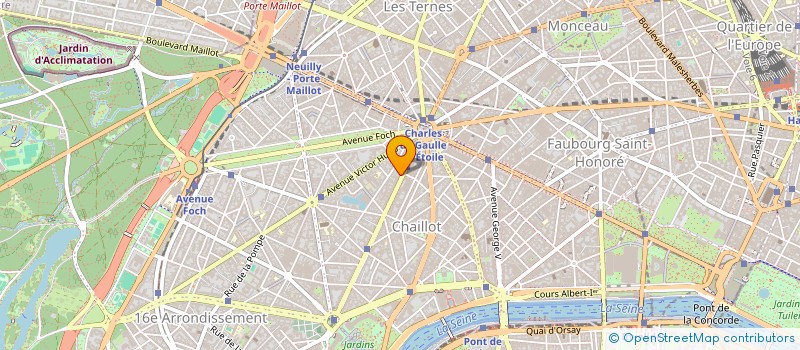 localisation de l'entreprise ARC  PARIS