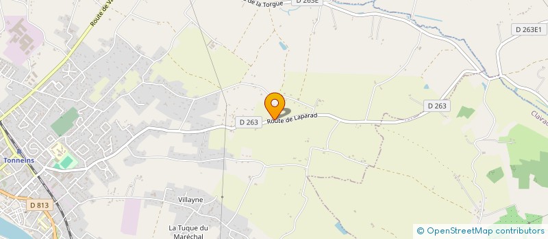 localisation de l'entreprise ARC  TONNEINS