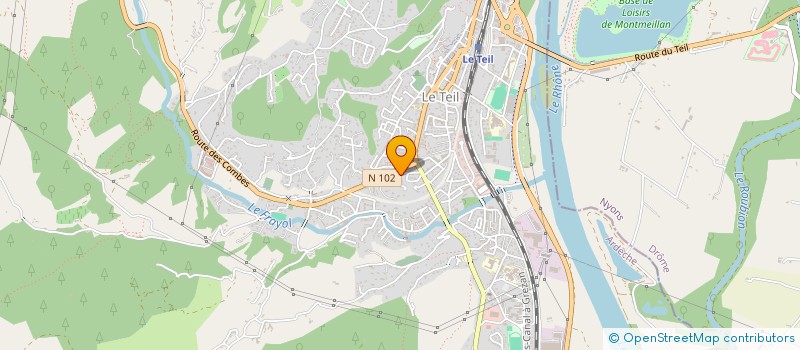 localisation de l'entreprise ARC'ADE  LE TEIL