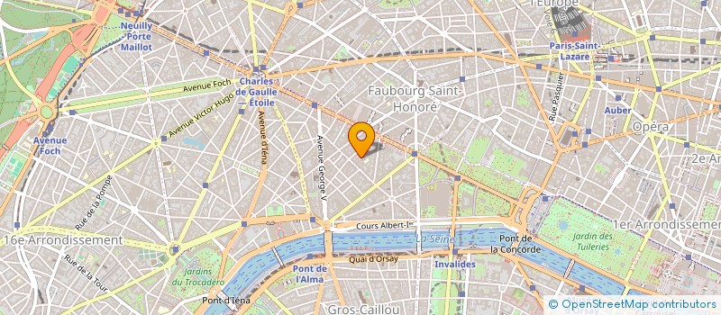 localisation de l'entreprise ARC - AGENCE D'ARCHITECTURE ET DESIGN  PARIS