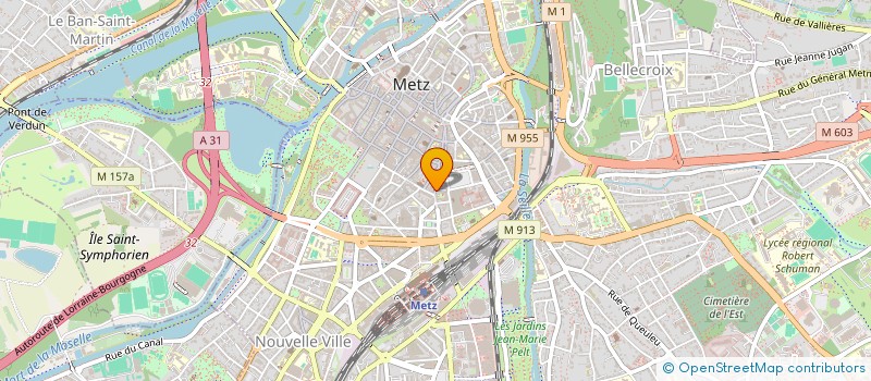 localisation de l'entreprise ARC'ANGE  METZ