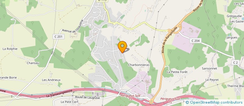 localisation de l'entreprise ARC ANGES  COULOUNIEIX-CHAMIERS