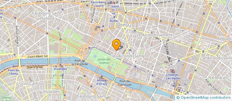 localisation de l'entreprise ARC ASS RESTAURATRIC CUISINIER à PARIS