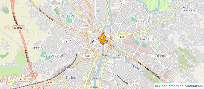 localisation de l'entreprise ARC ASSO RESTAURATION CASTRES à CASTRES