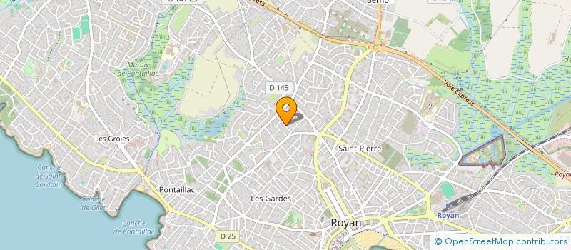 localisation de l'entreprise ARC'AT IMMO  SAINT-SULPICE-DE-ROYAN