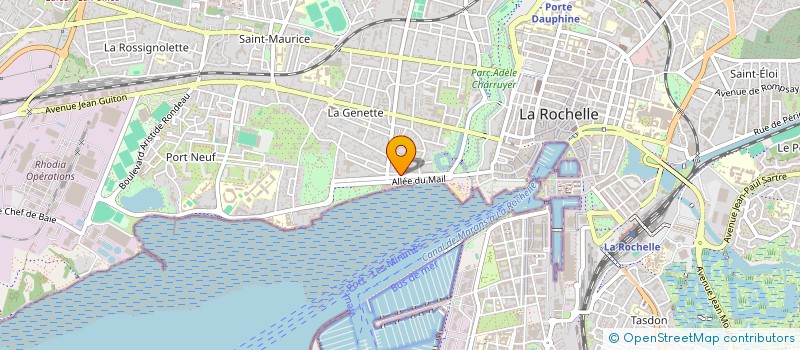 localisation de l'entreprise ARC ATLANTIQUE FINANCES SA  LA ROCHELLE