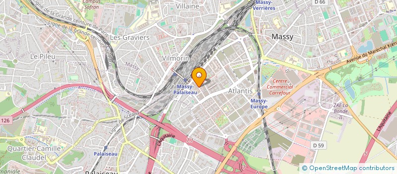 localisation de l'entreprise ARC AUDIT à MASSY