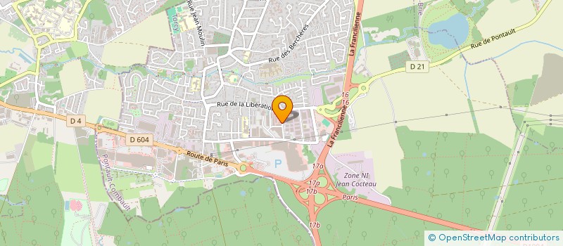 localisation de l'entreprise ARC BAT à PONTAULT-COMBAULT