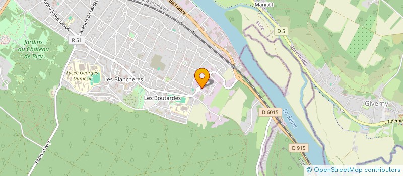 localisation de l'entreprise ARC BAT à VERNON