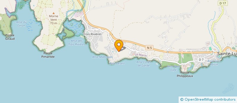 localisation de l'entreprise ARC CARAIBE à SAINTE-LUCE
