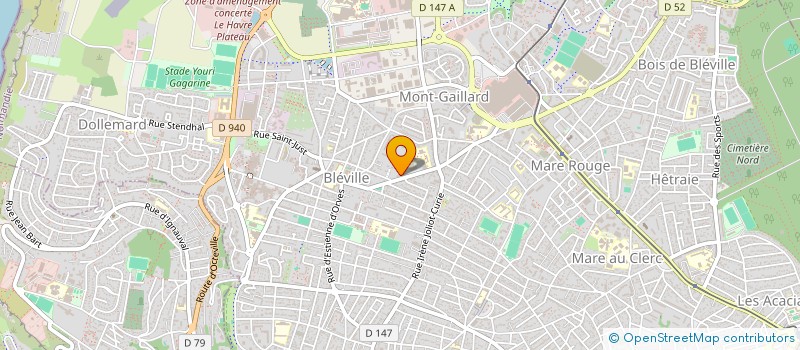 localisation de l'entreprise ARC CLUB D EPOUVILLE  EPOUVILLE