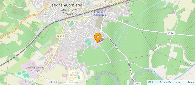 localisation de l'entreprise ARC CLUB LEZIGNANAIS  LEZIGNAN-CORBIERES