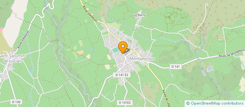 localisation de l'entreprise ARC CLUB VALLEE DE L'HERAULT à MONTPEYROUX
