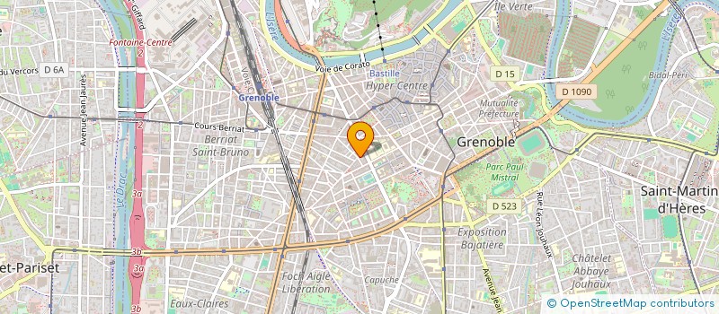 localisation de l'entreprise ARC CONCEPT à GRENOBLE