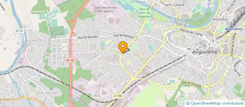 localisation de l'entreprise ARC CONSEIL à ANGOULEME