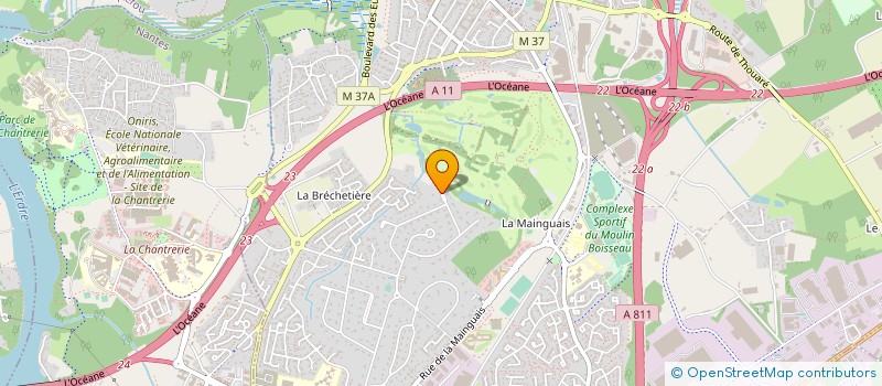 localisation de l'entreprise ARC CONSEIL RH à CARQUEFOU