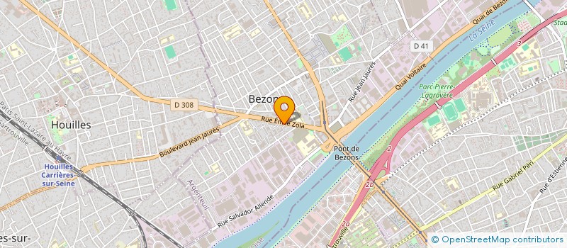 localisation de l'entreprise ARC CONSTRUCTION  BEZONS