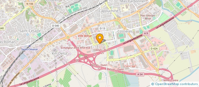 localisation de l'entreprise ARC CONSULTANT SARL à NIMES