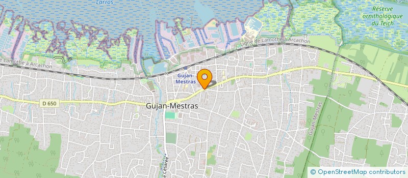 localisation de l'entreprise ARC DE VIE  GUJAN-MESTRAS