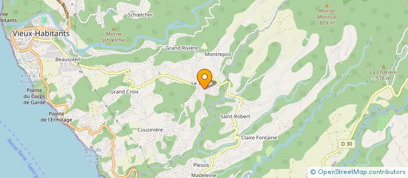 localisation de l'entreprise ARC DES SAVEURS à VIEUX-HABITANTS