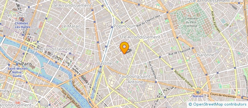 localisation de l'entreprise ARC DESIGN PARIS  PARIS