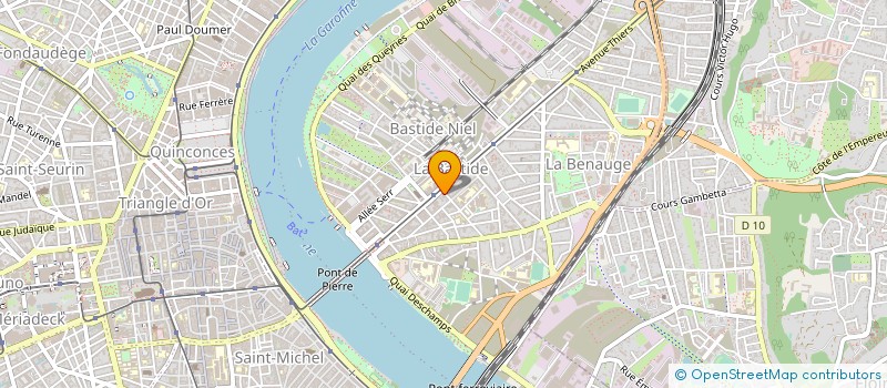 localisation de l'entreprise ARC DEVELOPPEMENT B E S à BORDEAUX