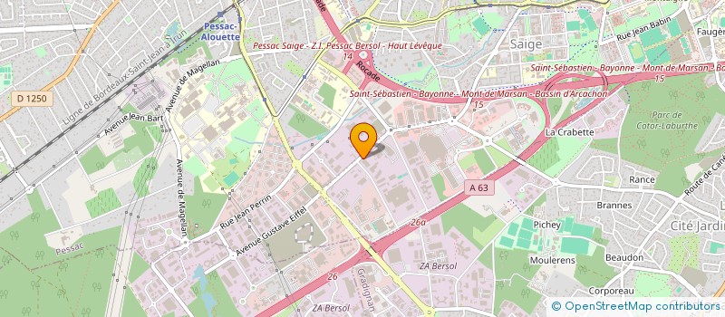 localisation de l'entreprise ARC DISTRIBUTION AQUITAINE à PESSAC