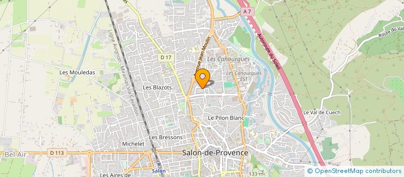 localisation de l'entreprise ARC ECHAFAUDAGE  SALON-DE-PROVENCE