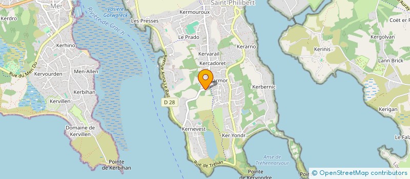 localisation de l'entreprise ARC ECOLE DE CONDUITE  SAINT-PHILIBERT