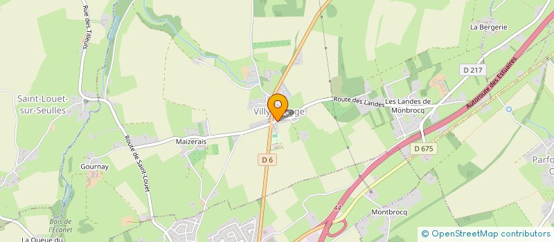 localisation de l'entreprise ARC'ELEC à VILLY-BOCAGE