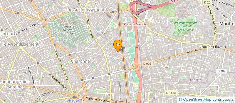 localisation de l'entreprise ARC EN CIEL 301 à PARIS