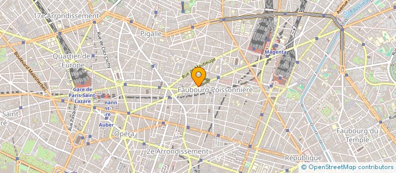 localisation de l'entreprise ARC EN CIEL à PARIS