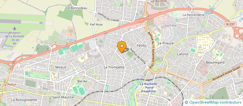 localisation de l'entreprise ARC EN CIEL  LA ROCHELLE