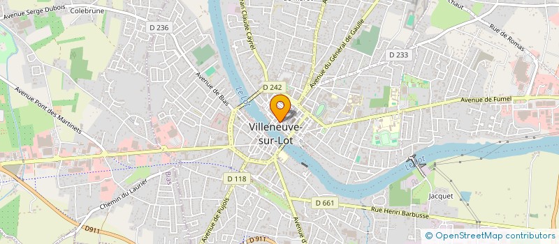 localisation de l'entreprise ARC EN CIEL  VILLENEUVE-SUR-LOT