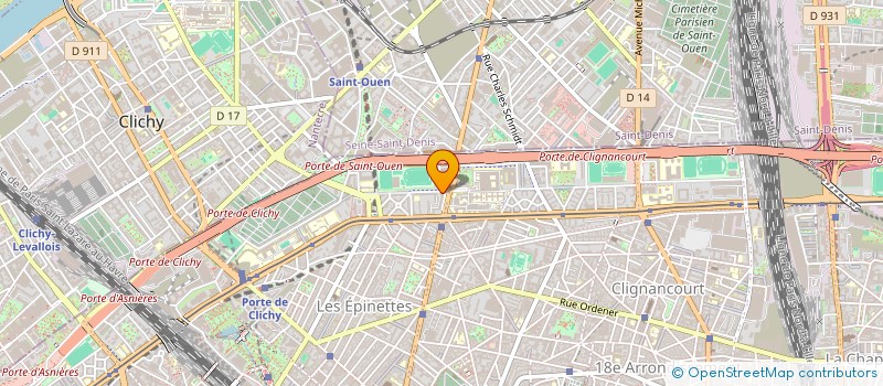 localisation de l'entreprise ARC EN CIEL à PARIS