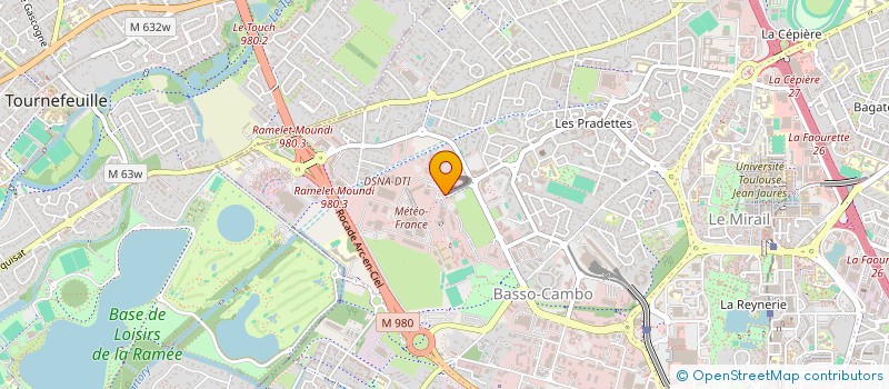 localisation de l'entreprise ARC EN CIEL à TOULOUSE