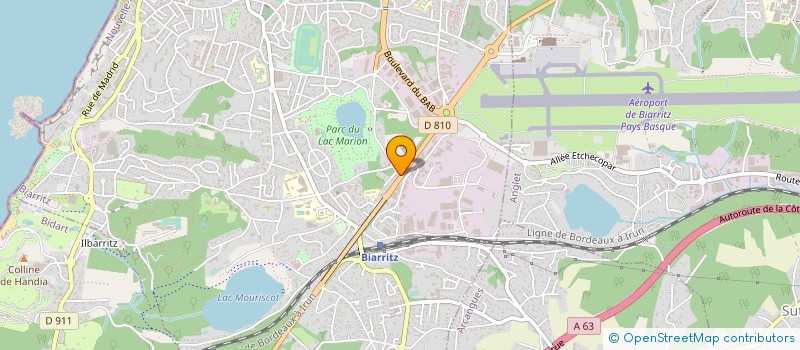 localisation de l'entreprise ARC EN CIEL  BIARRITZ