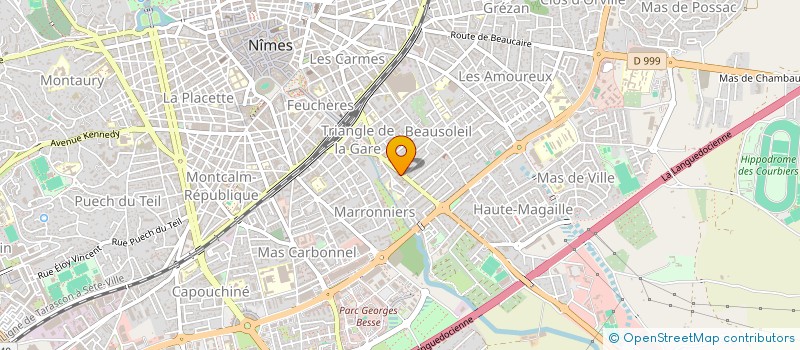 localisation de l'entreprise ARC EN CIEL  NIMES