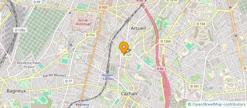 localisation de l'entreprise ARC EN CIEL à ARCUEIL