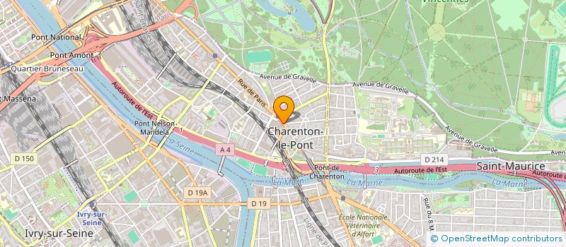 localisation de l'entreprise ARC EN CIEL à CHARENTON-LE-PONT