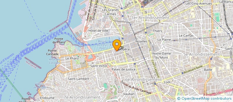localisation de l'entreprise ARC EN CIEL à MARSEILLE
