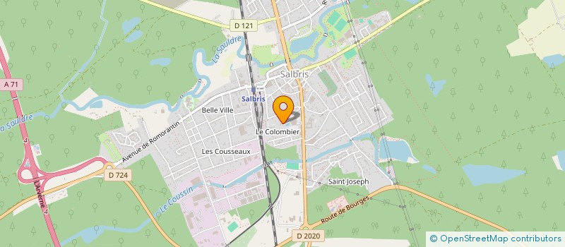 localisation de l'entreprise ARC EN CIEL 41  SALBRIS